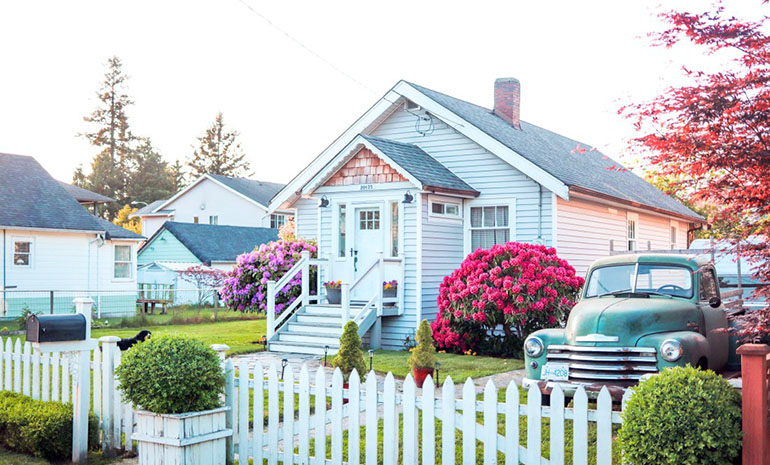 a beautiful older home that was inherited