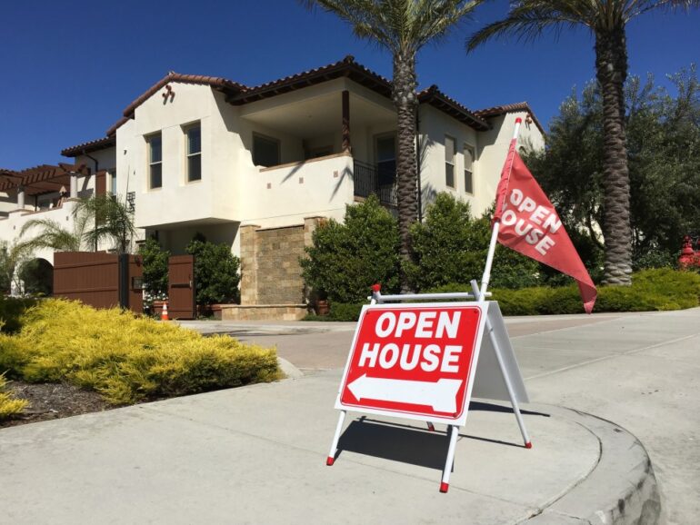 real estate Open House signs